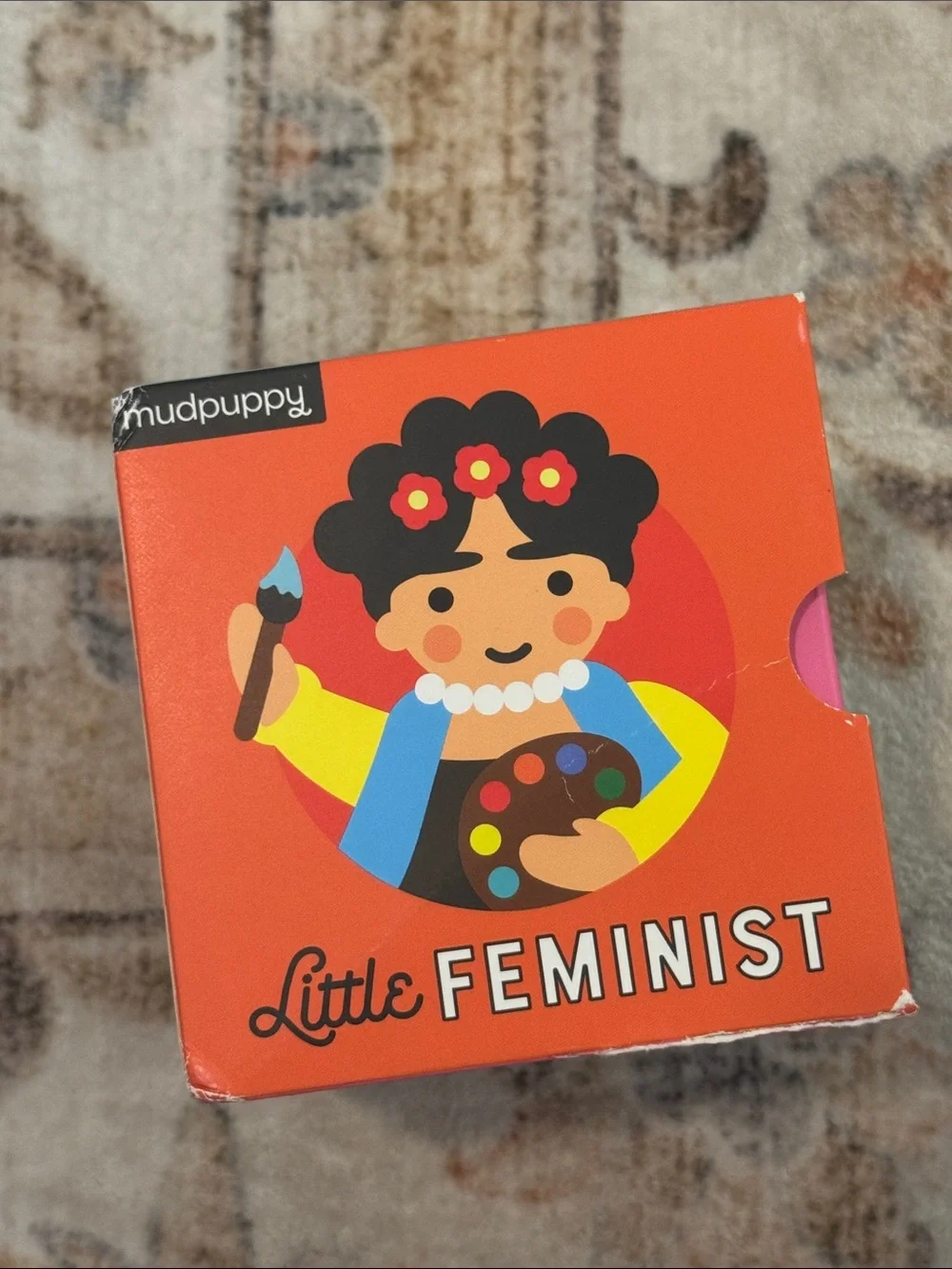 mudpuppy Little Feminist Board Book Set - Pink, Red, Yellow, Teal